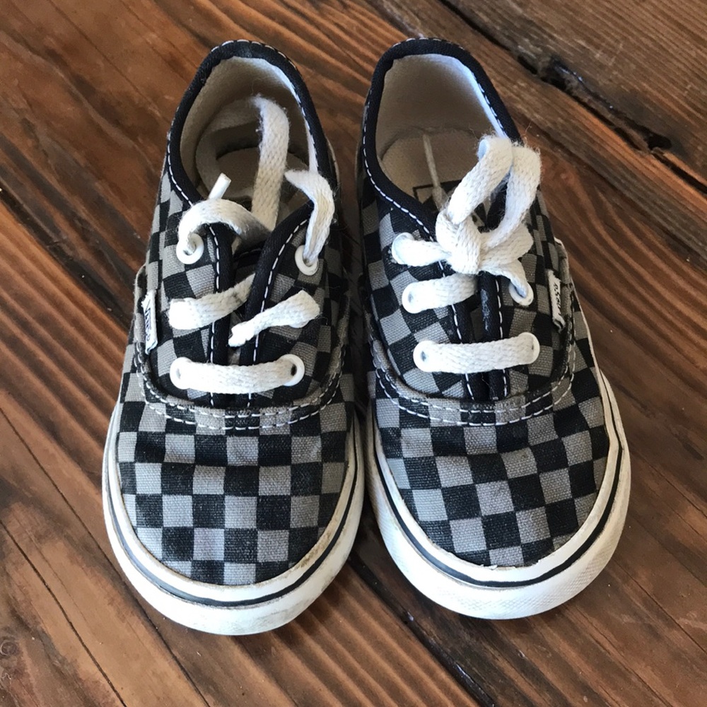 Checkered vans size 6.5